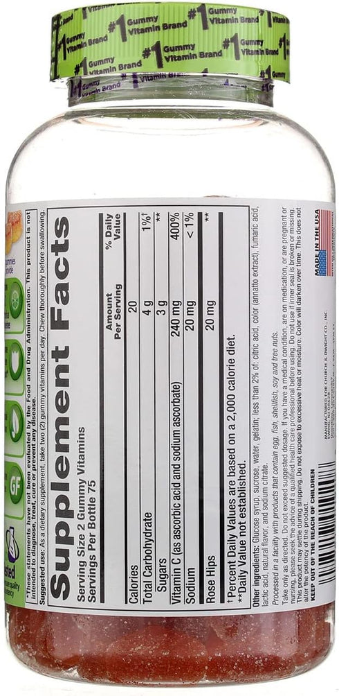 Vitafusion Power C, Gummy Vitamins for Adults (150)