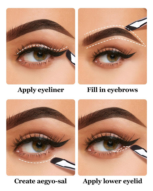 EIGSHOW Eyeliner Brush Gel Eye Liner Makeup Brushes for Precise Eyeliner and Eyebrow Application