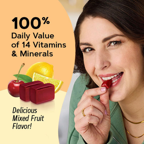 GNC Women's Multivitamin Soft Chew - Mixed Fruit