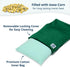 Microwave Heating Pad for Pain Relief, 10" x 7" Portable Heating Pad with Removable Cover for Back, Neck, Shoulders,