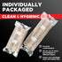 Premium Elastic Bandage Wrap - 4pk (2x3in, 2x4in) + 12 Extra Clips - Strong Compression Bandage Wrap for Wrists,