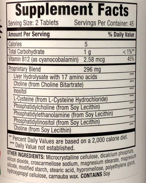 Liverite Liver Aid, 120 Tablets, Liver Support, Cleanse, Care, and Function Supplement