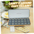 Ipetboom Portable Weekly Pill Organizer Compartments PP Abs Material Travel Medicine Storage Box for Daily Use