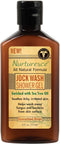 PediFix Nurturesce Jock Wash Shower Gel, 6 Fluid Ounce, Tea Tree Oil Enriched, Natural Body Wash
