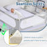 Yozoia 30 Bed Rail for Toddlers, Baby Bed Rail Guard with Double Child Safety Lock, Speed Height Adjustable, Safety