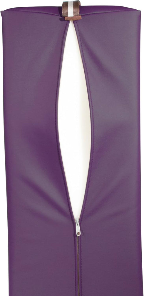 Master Massage Semi-Round Bolster, Purple, 6 Inch