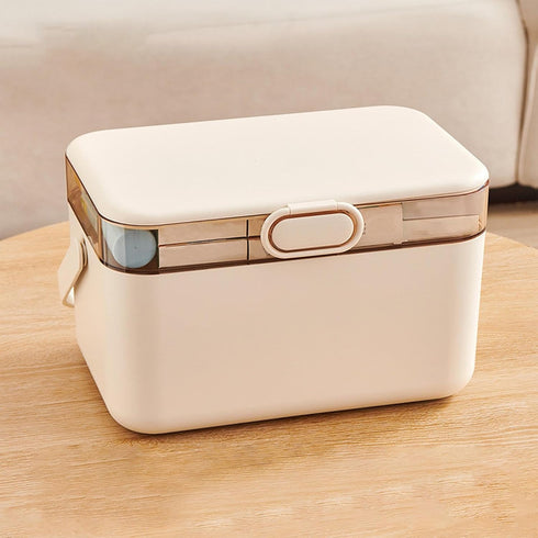 Naqqios Storage Medicine Box - Weekly Pill Dispenser Medicine Case | Medicine Storage Box, Medicine Lock Box, Medicine