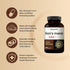 NatureBell Lions Mane Mushroom Supplement Capsules 9,000mg, 240 Capsules | Cognitive Brain Nootropic & Immune Support