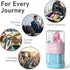 Trip(1Pack Toothbrush Travel Case Kit,Portable Folding Tooth Brush Holder and Toothpaste Cover Container with Mouthwash