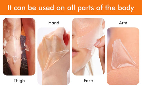 Orange Peeling Lotion, Vitamin C Peel Off Mask for Skin Exfoliation, 100ML/3.4 FLOZ (1PCS)
