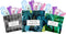 3 x Menstrual All-in-One Kits - Assorted Colors, Convenience on The Go, Individually Wrapped Feminine Hygiene Products