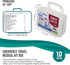 Primacare KC-10PP 10 Person Compact First Aid Kit, 102 Pieces Emergency Medical Supplies, Portable Kits for Home,