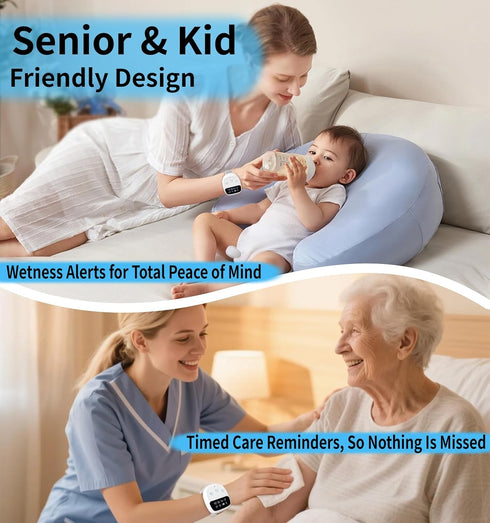 Vastaint Wireless Bedwetting Alarm for Children and Adults, Bed Wetting Alarm for Boys and Girls, Night Potty Training