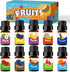 Fruity Fragrance Oil Set 5ml x 10 - Holamay Premium Essential Oils for Candle & Soap Making - Coconut, Strawberry & More