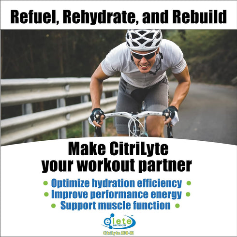 elete CitriLyte Electrolyte Add-in Hydration Drops, Sodium Magnesium Potassium, 18.6oz Refill Size