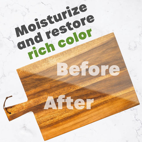 SimpleNature Countertops, (8 oz Food Grade Mineral Oil - for Moisturizing, Lubricating, Restoring & Protecting Wood