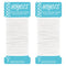 Hoyols 50 Count Ponytail Holders - No Metal Braided Hair Bands for Thick Fine Curly Hair, Elastic Thick Tie (White, 4mm)