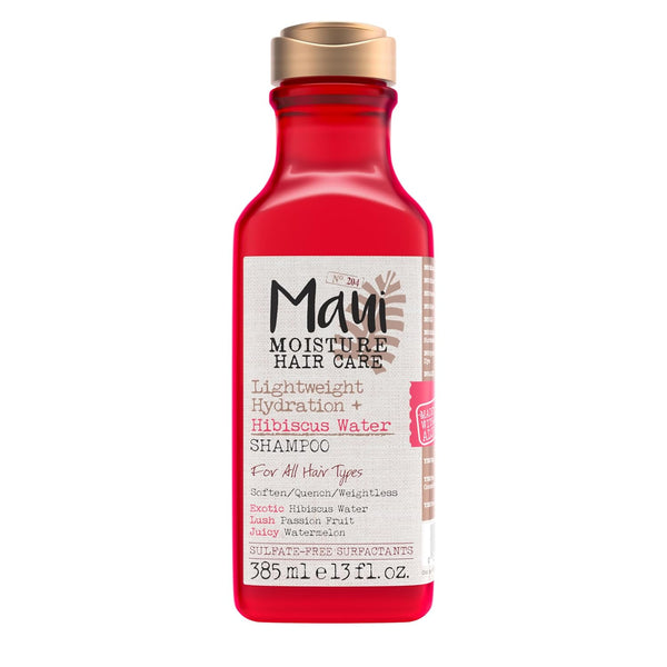 Maui Moisture Lightweight Hydration Shampoo + Hibiscus Water for Daily Moisture, 13 fl oz