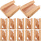 OFFIGAM 50pcs Kraft Paper Bakery Bread Bags with Window Large Size Greaseproof Food