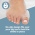 ZenToes Reusable Bunion Relief Protector Guards - Washable Gel Pads for Big Toe, Shield Feet from Friction and Pain
