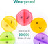 Sukuos Large Weekly Pill Organizer, 2 Times a Day Daily Pill Box 7 Day Easy to Open with Double Protection, AM PM (Blue)