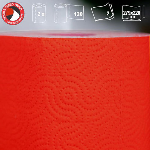 Set 2 2 120 Paper Towel Jumbo Roll - Rolls, Ply, Highly Absorbent Sheets - Elevate Your Image with Professional Style