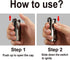 Cobber Torch Cigar Lighter, Double Jet Flame Refillable Butane Cigar Lighter in Gray