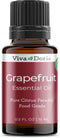 Viva Doria 100% Pure Grapefruit Essential Oil, Undiluted Food Grade - 15 ml (0.5 Fluid Ounce)