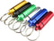 3 Size Waterproof Aluminum Pill Box Case, Colorful 6pcs Capsule Bottle Cache Drug Holder Keychain Container