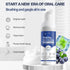 Teeth Whitening Toothpaste with Fluoride, 2 Pack Mousse Foam for U-Shape Electric Toothbrush