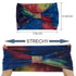Wide Knotted Headbands for Women, African Womens Hair Wraps Tie Dye 4 Pack Stretchy Accessories