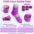 SuzziPad Foot Ice Pack Cold Socks & Gloves for Chemotherapy Neuropathy, Comfort Items for Chemo Patients, Purple
