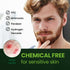 Herb For Men Mustache & Beard Dye, PPD & Ammonia Free, Vegan Natural Ingredients, Soft Black, 1 Pack