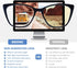 DOOViC Computer Reading Glasses - Blue Light Blocking Anti Eyestrain Fashion Cat Eye Spring Hinge Readers for Women 1.5