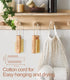 Nail Brush for Cleaning Fingernails, 2 Pack Wooden Brushes, Two-sided Scrub Brush with Hanging Rope (Beechwood)