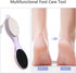 Pumice Stone Brush for Feet, 2 Pack Foot Scrubber 4 in 1 Pedicure Paddle Kit for Foot Care (Lilac and Blue)