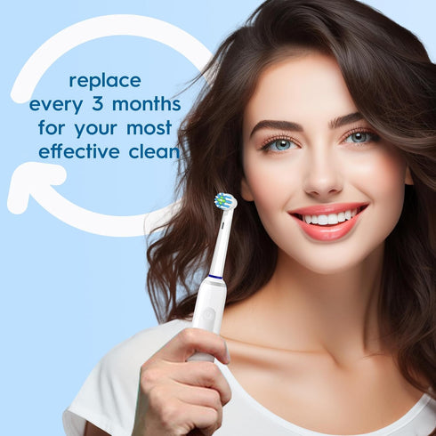 16 Pcs Replacement Toothbrush Heads for Braun Oral B Pro 1000/7000/9600/5000/8000, Precision Sensitive Refills