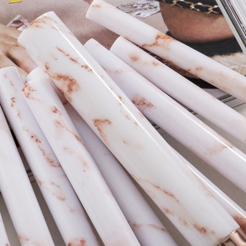 16PCs Marble Makeup Brushes Set, Premium Synthetic Kits for Foundation, Powder, Eyeshadow, Eyeliner, Blending