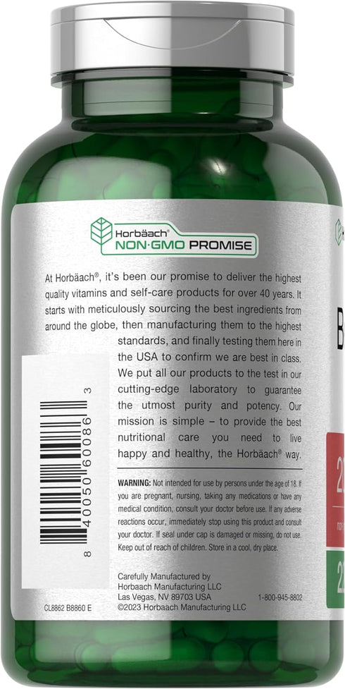 Horbaeach Beet Root Powder Capsules | 220 Pills | Non-GMO, Gluten Free Herbal Extract
