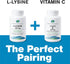 Earth's Splendor L-Lysine 500 mg Dietary Supplement for Men & Women - 100 Caplets
