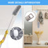 Microfiber Feather Duster 5-in-1 Kit: Extension Pole, Cobweb Duster, and Microfiber Dusters for Cleaning