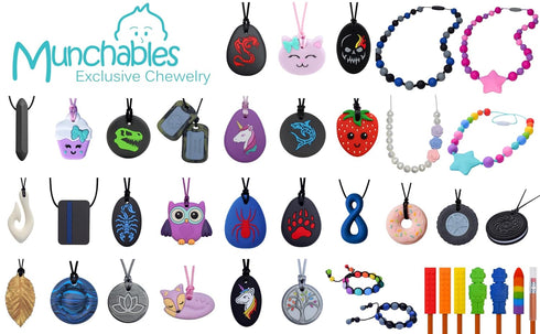 Vibrant Sensory Chew Necklace for Kids