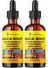 JB Wellness Co Organic Maca Root Liquid Drops with Ashwagandha, Nettle, Fenugreek, Beet Root and