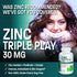 Bronson Zinc Triple Play 30 mg Immune Support Supplement with Zinc Acetate, Picolinate & Orotate - 100 Vegetarian