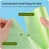 QIXINNET 2-4 100 Count (5 Green Biodegradable Trash Bags Gallon, Rolls), Small Garbage Bags, PE & Corn Starch Blend