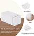 Zebang 200 Pack 3-Ply (15.7" 13") Disposable Paper Napkins, Soft and Absorbent Paper Hand Towels, Silver Trim Lined