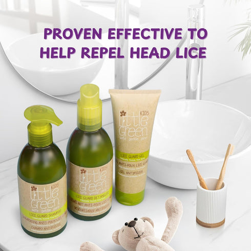 Little Green Kids Lice Guard Hair Styling Gel, 4.2 oz, Lice Prevention Cream with Tea Tree Oil