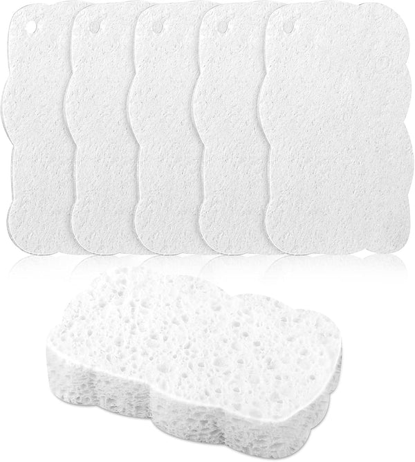 6pcs Premium Heavy-Duty Cleaning Sponges, Scratch-Free, Multi-Purpose Reusable for Home Kitchen, Durable
