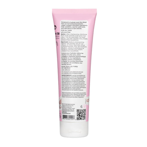 Pacifica Beauty Vegan Collagen Shampoo + Conditioner Set, For Dry & Damaged Hair, Sulfate & Silicone Free