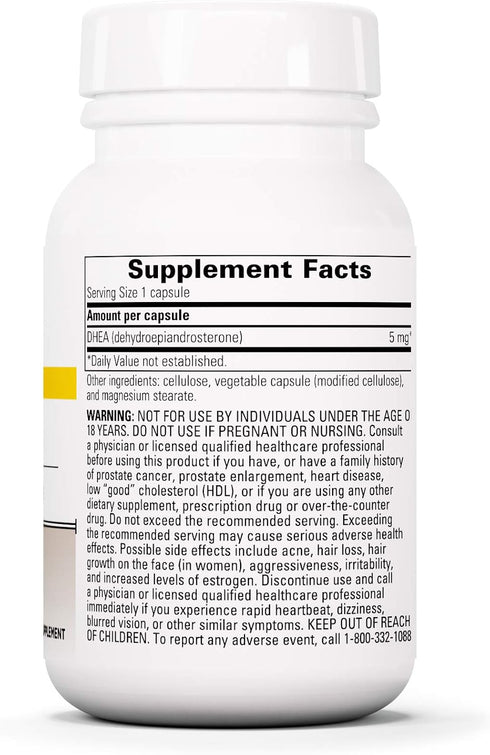 Integrative Therapeutics DHEA-5 - for Women and Men - Gluten Free - Dairy Free - Vegan - 60 Capsules